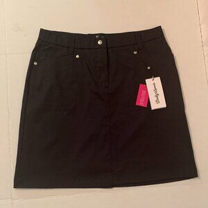 Daily Sports Lyric Black Skort NWT Size 12 Sports Golf Summer